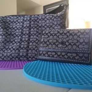 Coach mini handbag and matching wallet